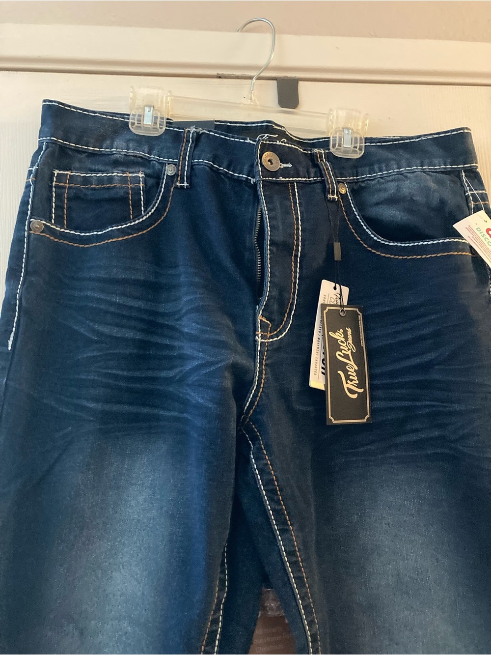 True Rebel Dark Wash Jeans - Dark Blue
